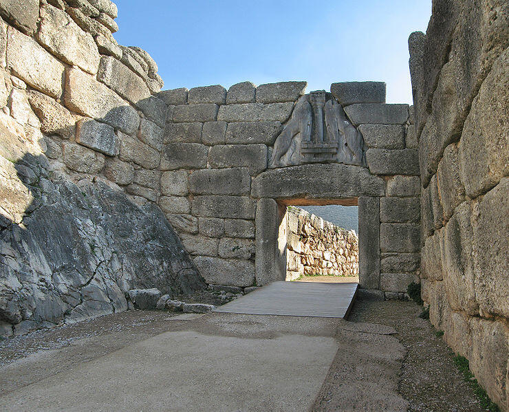 The Lion Gate at Mycenae