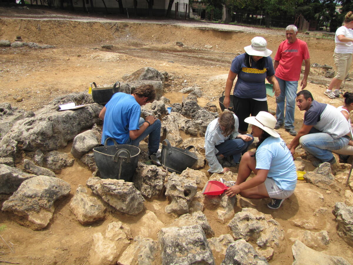 Excavation with Dr. Shelton