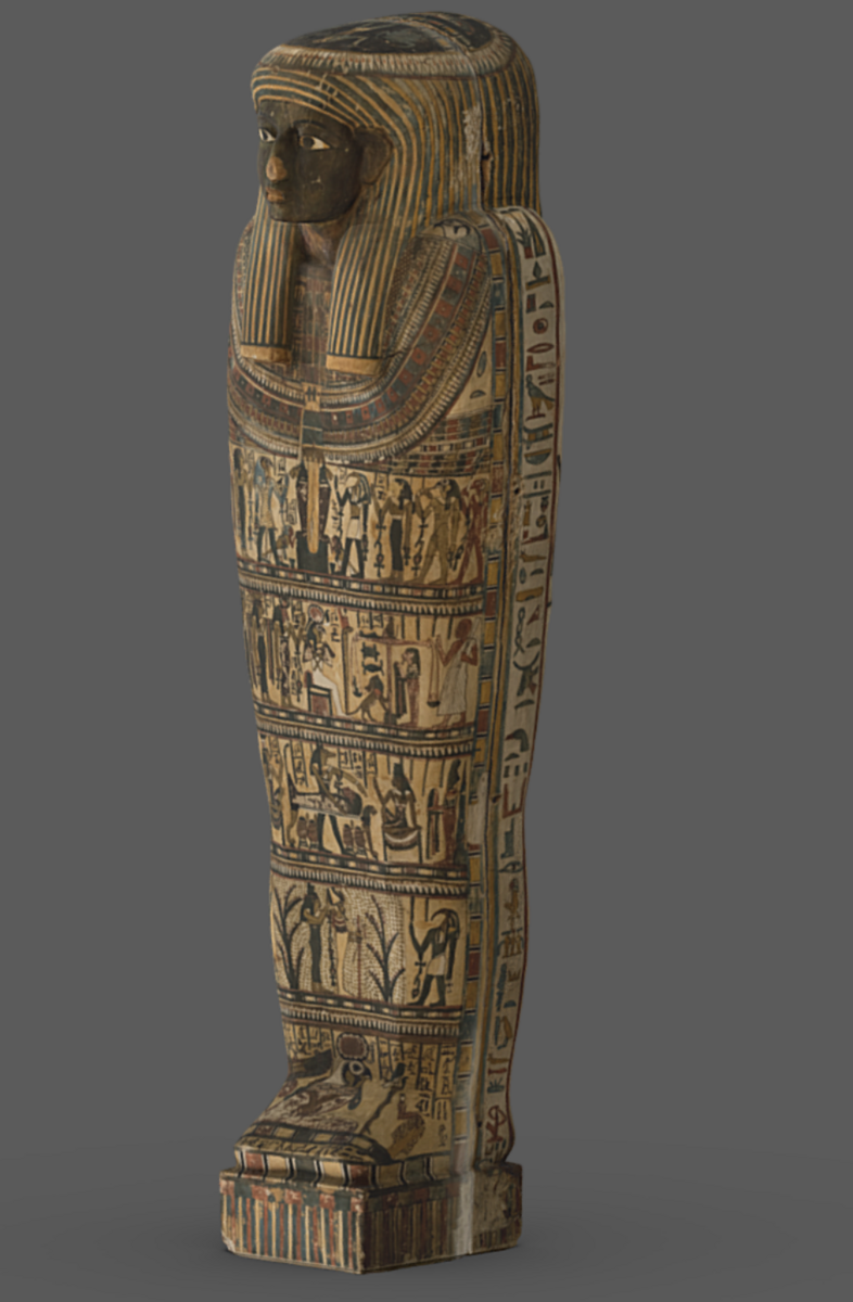 3D model of the coffin of Iwefaa