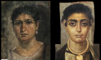 Mummy portraits from Roman Egypt